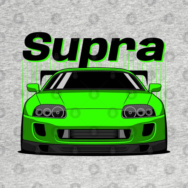 JDM Green Supra by GoldenTuners